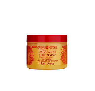 Creme Of Nature Argan Oil Day & Night Hair & Scalp Conditioner Hair Dress - YAA&CO.BEAUTY