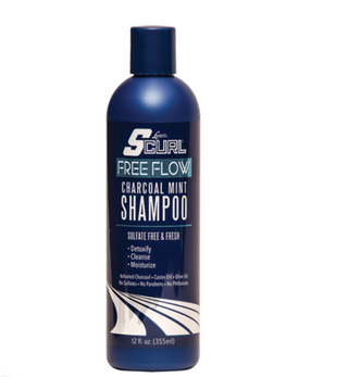 SCurl Free Flow Charcoal Mint Shampoo - YAA&CO.BEAUTY