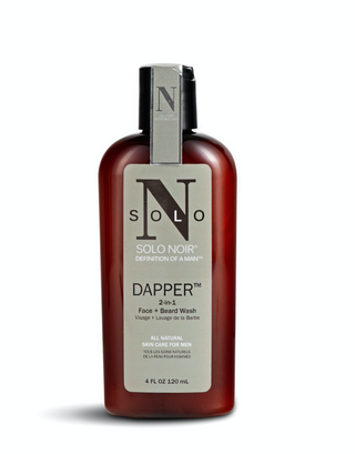 Solo Noir Dapper Face + Beard Wash - YAA&CO.BEAUTY