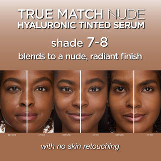 True Match Nude Plumping Tinted Serum - Tan Deep 7-8